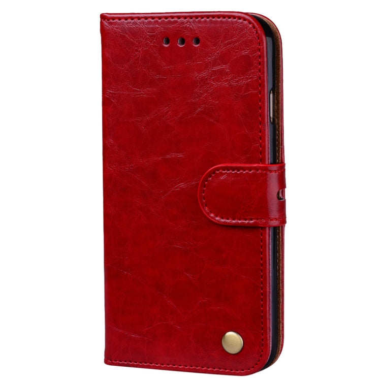 For iPhone 6 Plus & 6s Plus Business Style Oil Wax Texture Horizontal Flip Leather Case with Holder & Card Slots & Wallet