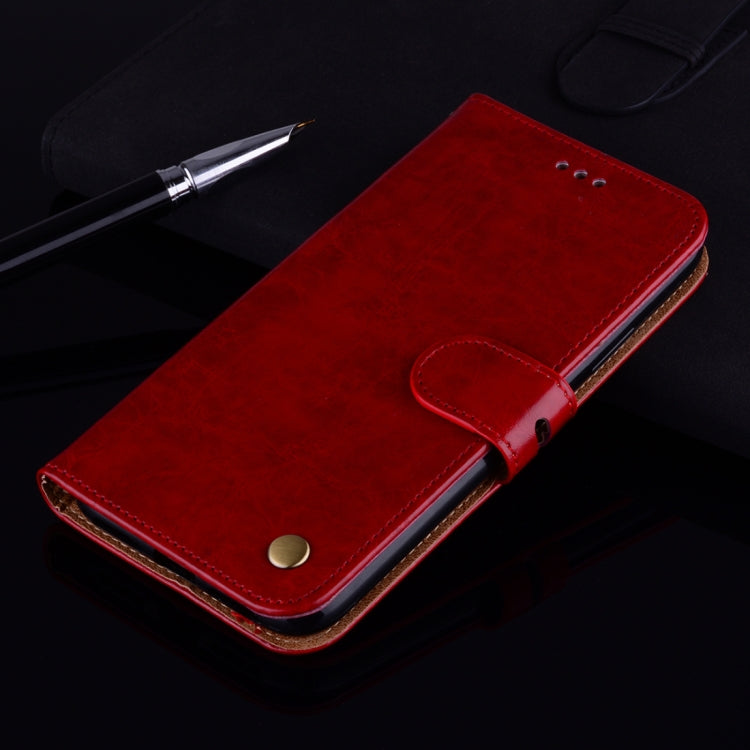 For iPhone 6 Plus & 6s Plus Business Style Oil Wax Texture Horizontal Flip Leather Case with Holder & Card Slots & Wallet