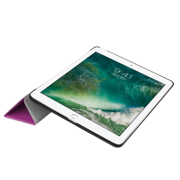 For iPad 9.7 (2018) & iPad 9.7 (2017) Custer Texture Horizontal Flip Leather Case with Three-folding Holder & Sleep / Wake-up Function, For iPad 9.7 (2018) & iPad 9.7 (2017), For iPad 9.7 (2018)