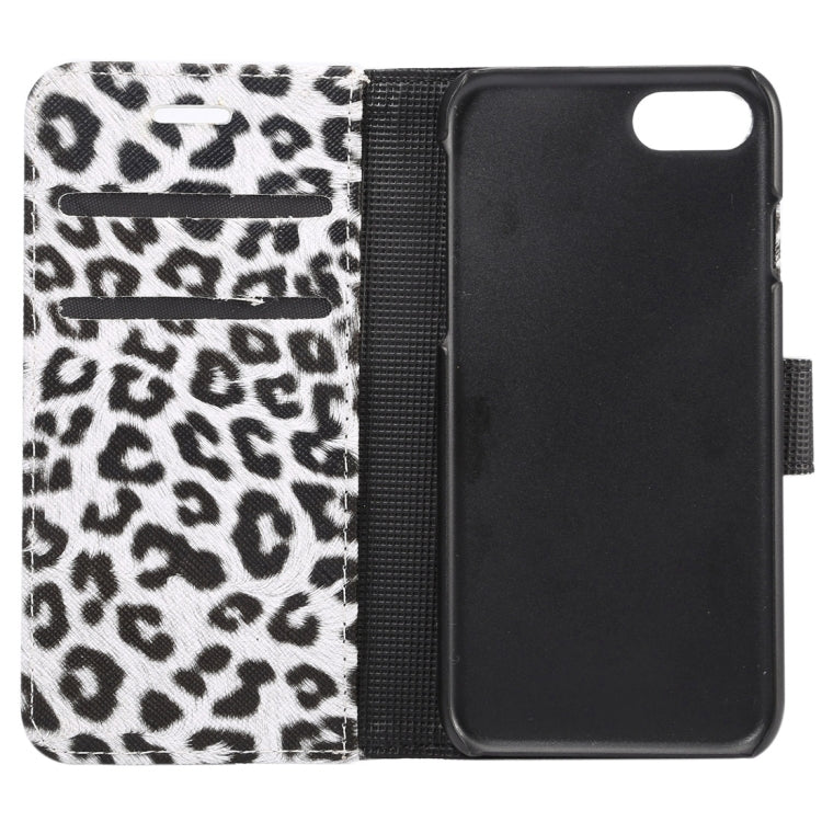 For iPhone 8 & 7 Leopard Pattern Horizontal Flip Leather Case with Holder & Card Slots & Wallet