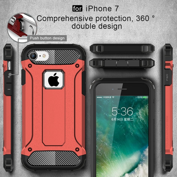 For iPhone 7 Armor TPU + PC Combination Phone Case