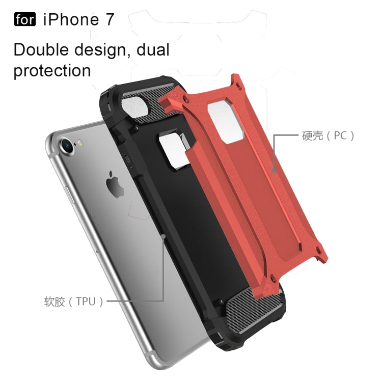 For iPhone 7 Armor TPU + PC Combination Phone Case