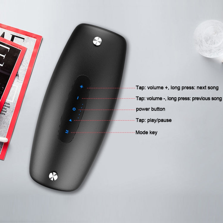 ZEALOT S27 Multifunctional Bass Wireless Bluetooth Speaker, Built-in Microphone, Support Bluetooth Call & AUX & TF Card & 1x93mm + 2x66mm Speakers