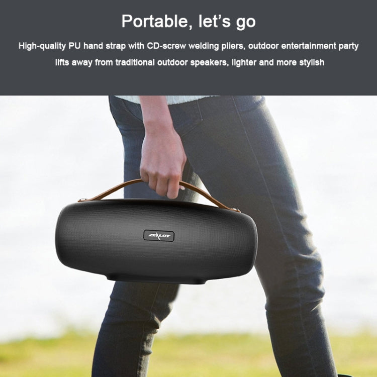 ZEALOT S27 Multifunctional Bass Wireless Bluetooth Speaker, Built-in Microphone, Support Bluetooth Call & AUX & TF Card & 1x93mm + 2x66mm Speakers