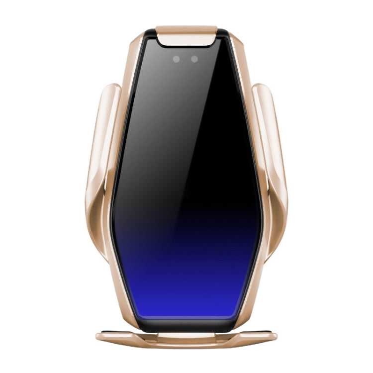 S7 15W QI 360 Degree Rotatable Infrared Induction Car Air Outlet Wireless Charging Mobile Phone Holder for 4.0-6.5 inch Mobile Phones