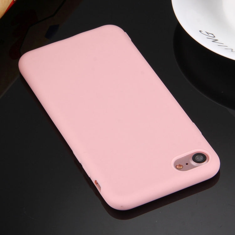 For iPhone 8 & 7 Solid Color TPU Protective Case Without Round Hole