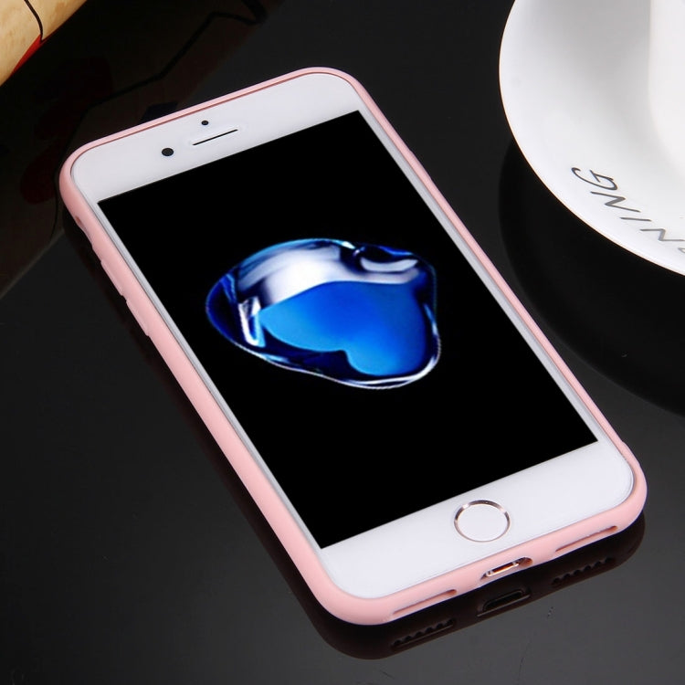 For iPhone 8 & 7 Solid Color TPU Protective Case Without Round Hole