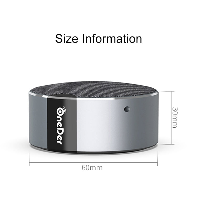 Oneder V12 Mini Wireless Bluetooth Speaker with Lanyard, Support Hands-free