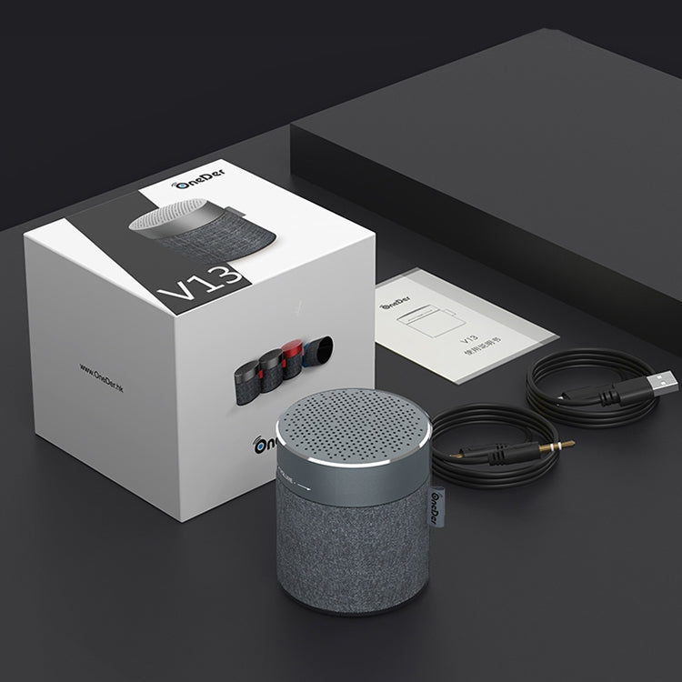 Oneder V13 Mini Wireless Bluetooth Speaker, Support Hands-free & TF & FM & AUX