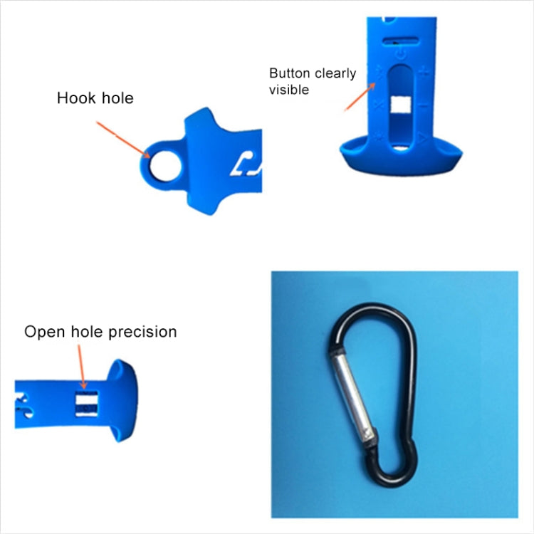 Outdoor Portable Waterproof Silica Gel Bluetooth Speaker Protective Case for JBL Pulse3
