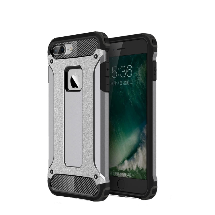 For iPhone 8 Plus & 7 Plus Tough Armor TPU + PC Combination Case
