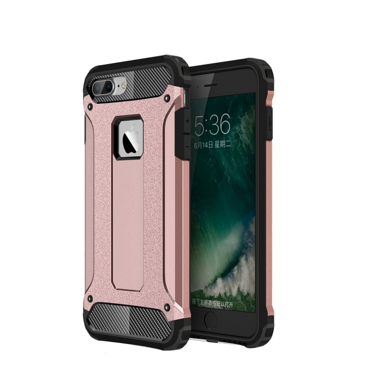 For iPhone 8 Plus & 7 Plus Tough Armor TPU + PC Combination Case