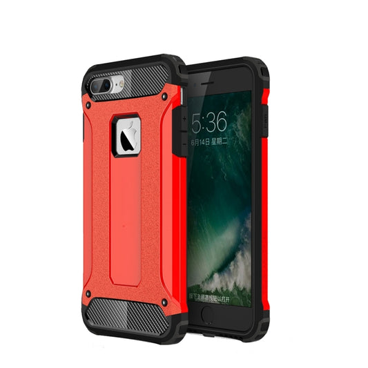 For iPhone 8 Plus & 7 Plus Tough Armor TPU + PC Combination Case