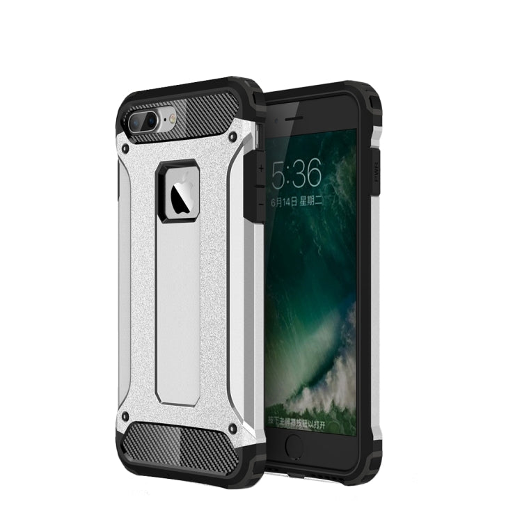For iPhone 8 Plus & 7 Plus Tough Armor TPU + PC Combination Case