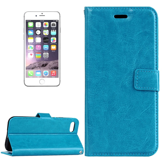 For iPhone 8 Plus & 7 Plus Crazy Horse Texture Horizontal Flip Leather Case with Magnetic Buckle & Holder & Card Slots & Wallet & Photo Frame