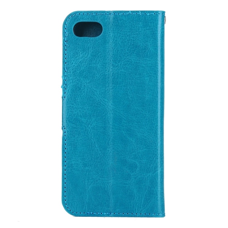 For iPhone 8 Plus & 7 Plus Crazy Horse Texture Horizontal Flip Leather Case with Magnetic Buckle & Holder & Card Slots & Wallet & Photo Frame