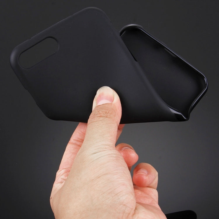 For iPhone 8 Plus & 7 Plus Solid Color TPU Protective Back Cover Case