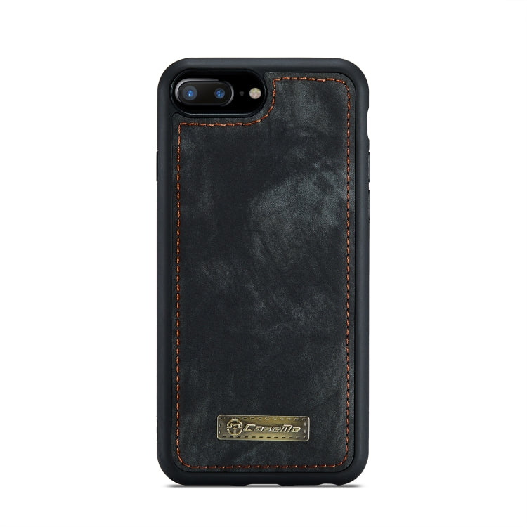 CaseMe for iPhone 8 Plus & 7 Plus Multifunctional Leather Billfold with Detachable Magnetic PC Back Protective Case & Holder & 11 Card Slots & 3 Cash Slots & 1 Zipper Wallet & 2 Photo Frames & 3 Magnetic Clasps