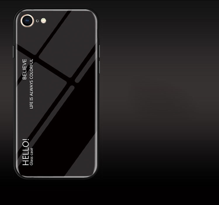 Gradient Color Glass Case for iPhone 8 & 7