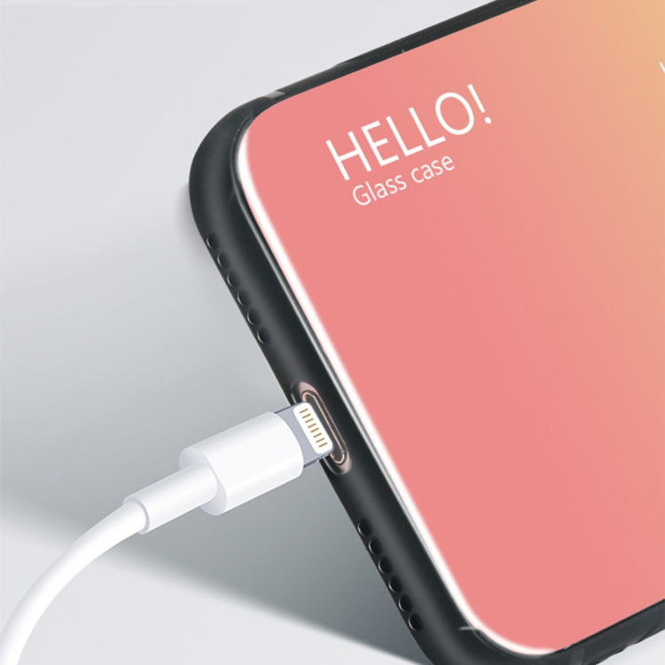 Gradient Color Glass Case for iPhone 8 & 7