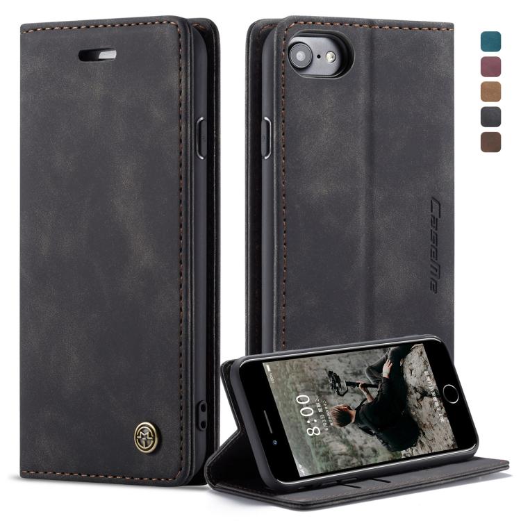 CaseMe-013 Multifunctional Retro Frosted Horizontal Flip Leather Case for iPhone 7 / 8, with Card Slot & Holder & Wallet