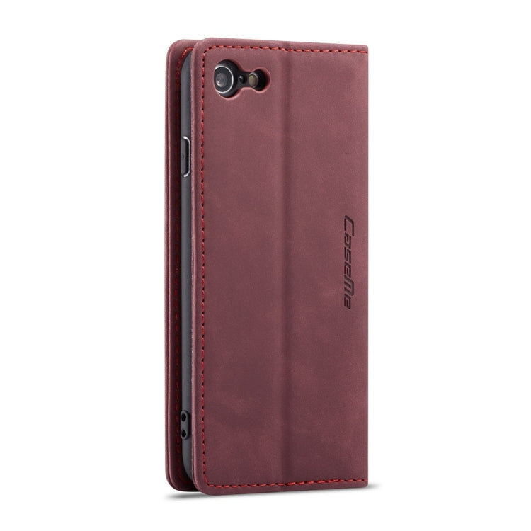 CaseMe-013 Multifunctional Retro Frosted Horizontal Flip Leather Case for iPhone 7 / 8, with Card Slot & Holder & Wallet
