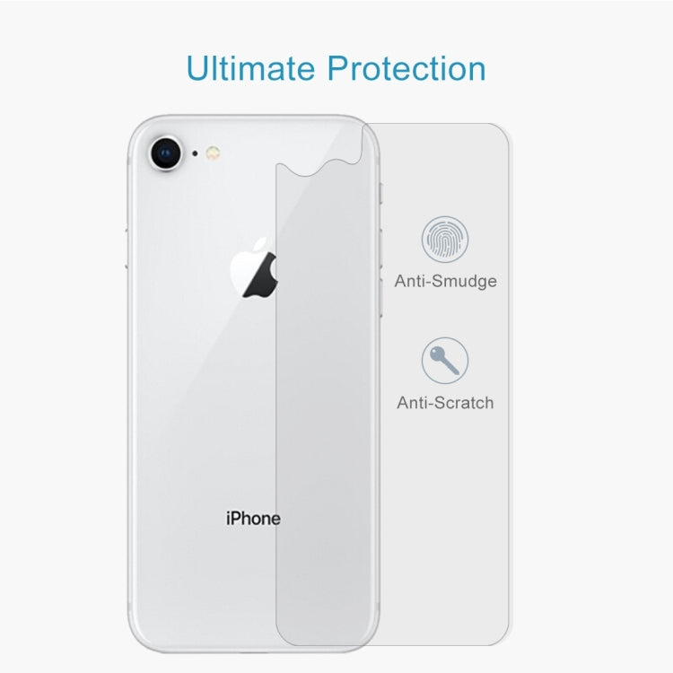 For iPhone 8 & 7 0.3mm 9H Surface Hardness 2.5D Curved Edge Explosion-proof Premium Tempered Glass Back Screen Protector