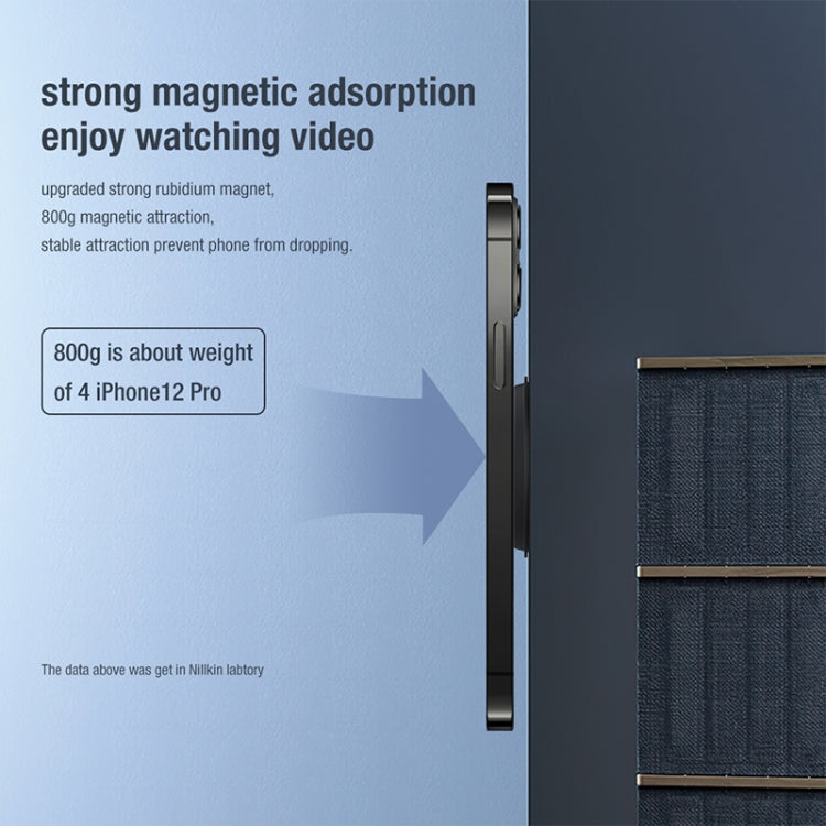 2 PCS NILLKIN Portable PU Leather Magnetic Ring Sticker, 2 PCS