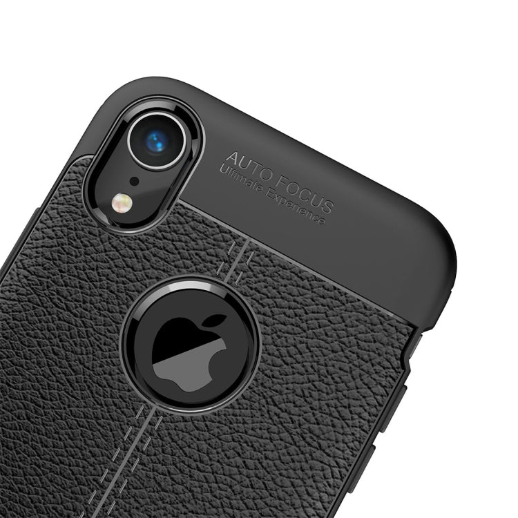 For iPhone X / XS Litchi Texture TPU Case
