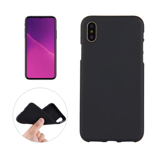 For iPhone X / XS Solid Color Frosted Soft TPU Case