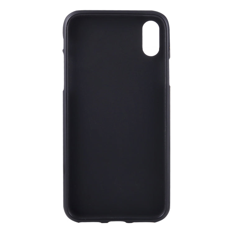 For iPhone XS Max Solid Color Frosted Soft TPU Case