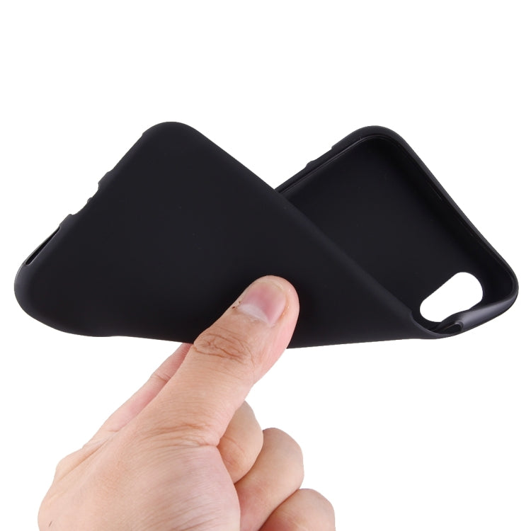 For iPhone XS Max Solid Color Frosted Soft TPU Case