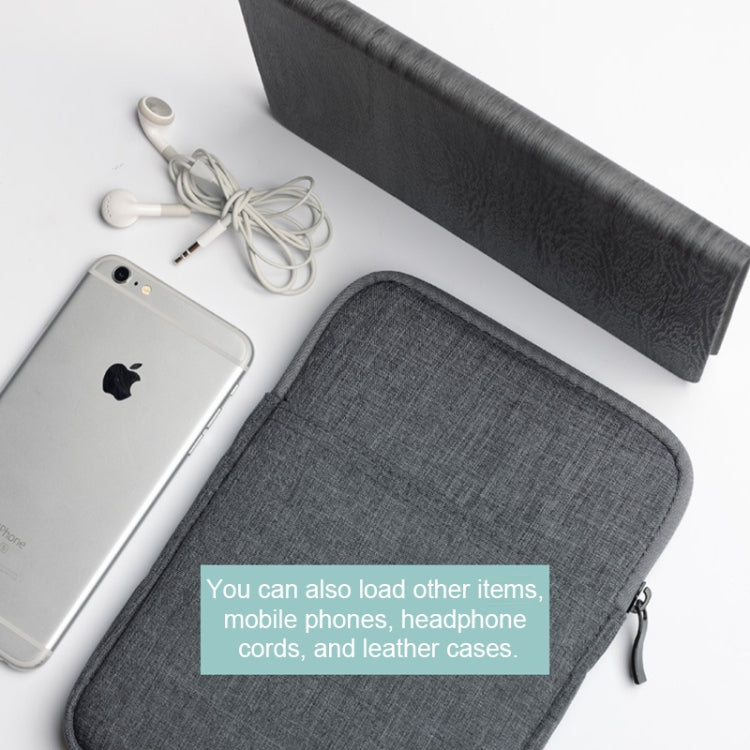 Shockproof Canvas + Space Cotton + Plush Protective Bag for iPad Mini 5 2019