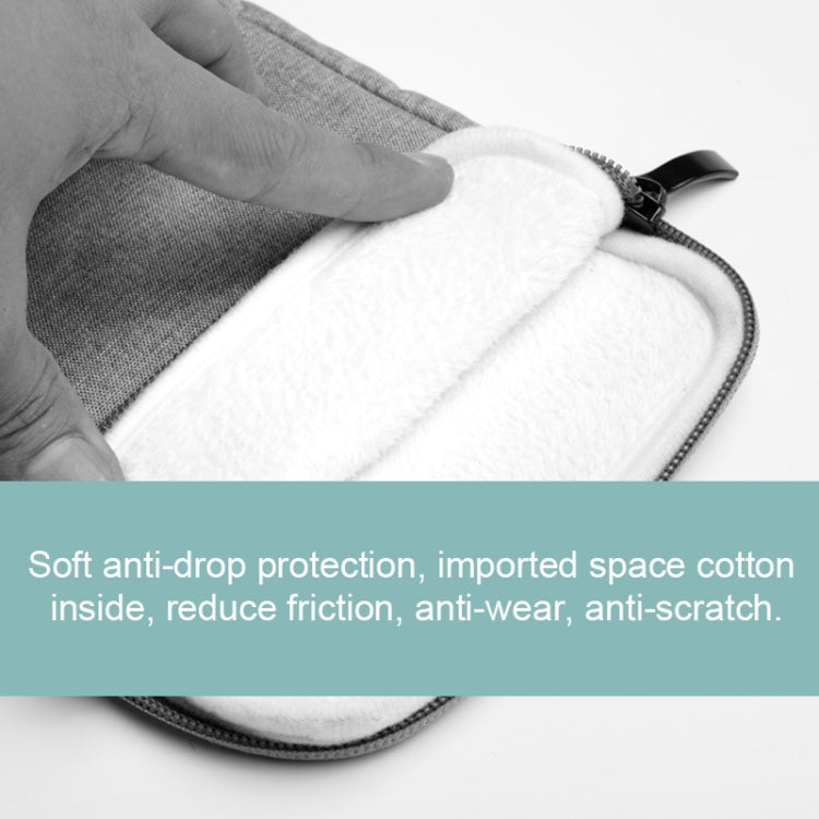 Shockproof Canvas + Space Cotton + Plush Protective Bag for iPad Mini 5 2019
