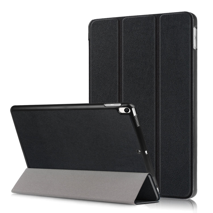 Custer Texture Horizontal Flip Leather Case for iPad Air 2019 10.5 inch, with Three-folding Holder & Sleep / Wake-up Function, For iPad Air 2019 10.5 inch