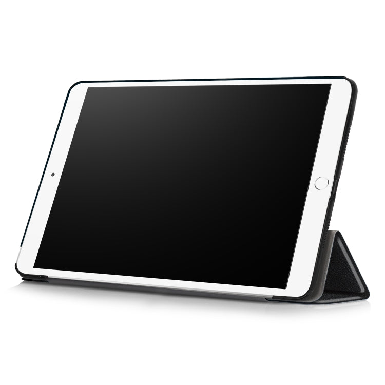 Custer Texture Horizontal Flip Leather Case for iPad Air 2019 10.5 inch, with Three-folding Holder & Sleep / Wake-up Function, For iPad Air 2019 10.5 inch