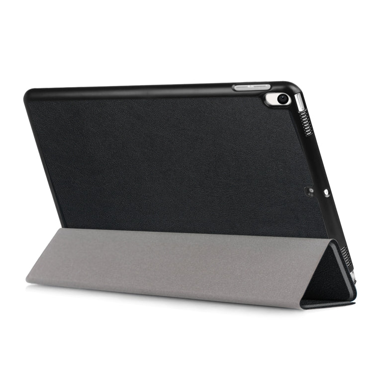 Custer Texture Horizontal Flip Leather Case for iPad Air 2019 10.5 inch, with Three-folding Holder & Sleep / Wake-up Function, For iPad Air 2019 10.5 inch