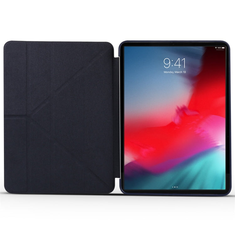 Millet Texture PU+ Silica Gel Full Coverage Leather Case for iPad Air (2019) / iPad Pro 10.5 inch, with Multi-folding Holder, For iPad Air (2019)