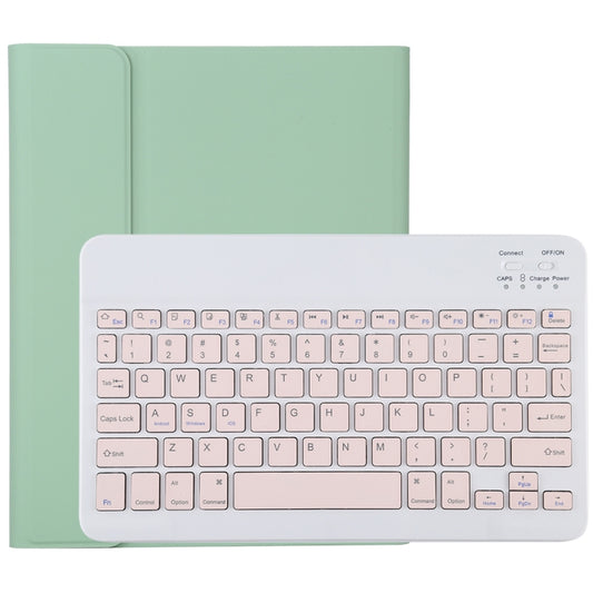 TG11B Detachable Bluetooth Pink Keyboard + Microfiber Leather Tablet Case for iPad Pro 11 inch (2020), with Pen Slot & Holder, Pink Keyboard