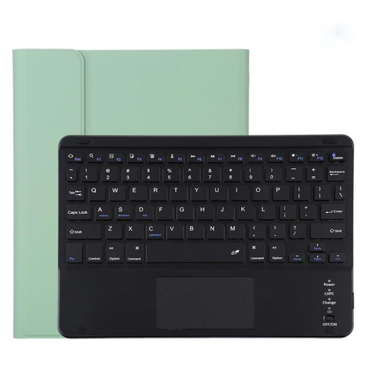 TG11BC Detachable Bluetooth Black Keyboard Microfiber Leather Tablet Case for iPad Pro 11 inch (2020), with Touchpad & Pen Slot & Holder, Black Keyboard