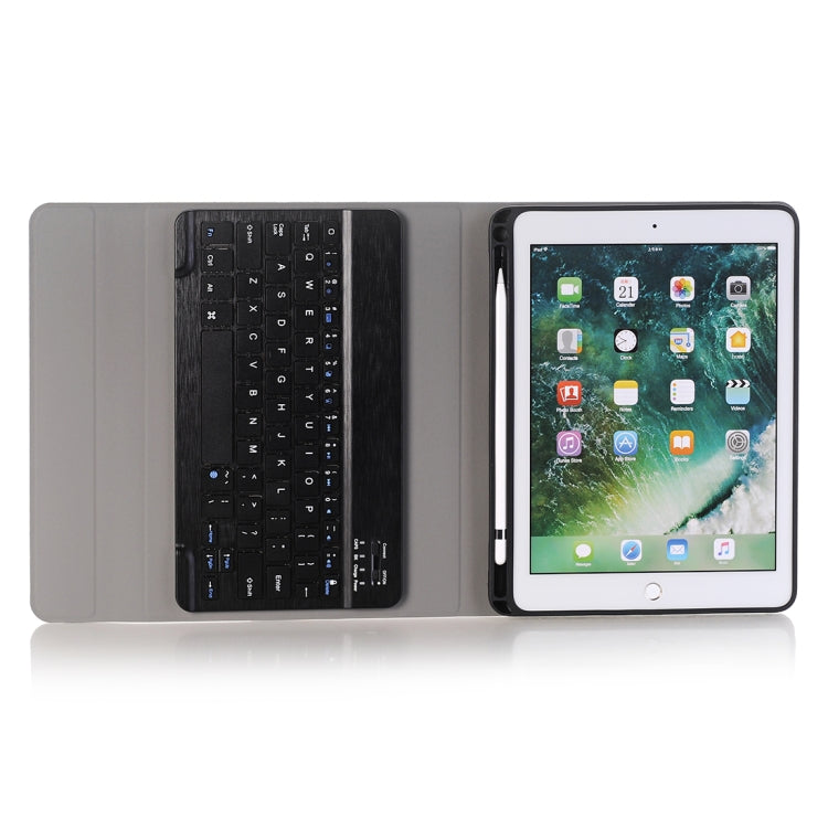 A102B For iPad 10.2 inch 2019 Ultra-thin Detachable Bluetooth Keyboard Leather Tablet Case with Stand & Pen Slot Function, A102B Black, A102B Gold, A102B Blue, A102B Rose Gold