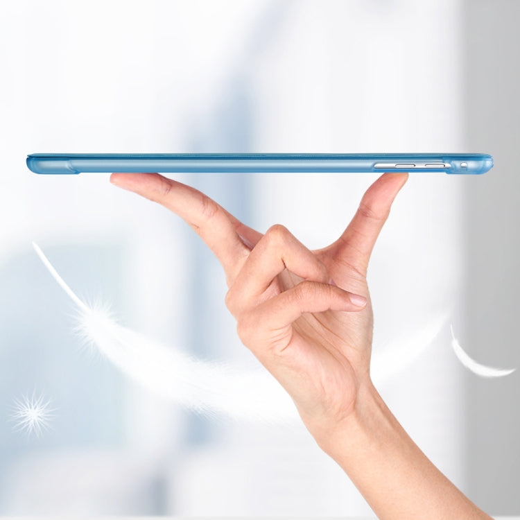 Multi-folding Shockproof TPU Protective Case for iPad 9.7 (2018) / 9.7 (2017) / air / air2, with Holder & Pen Slot