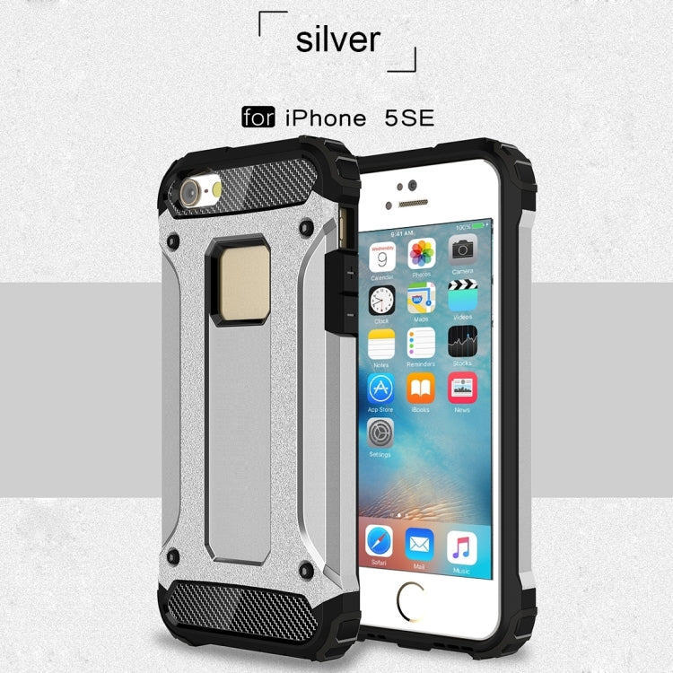 Tough Armor TPU + PC Combination Case for iPhone SE & 5 & 5s