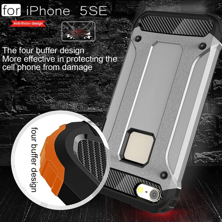 Tough Armor TPU + PC Combination Case for iPhone SE & 5 & 5s
