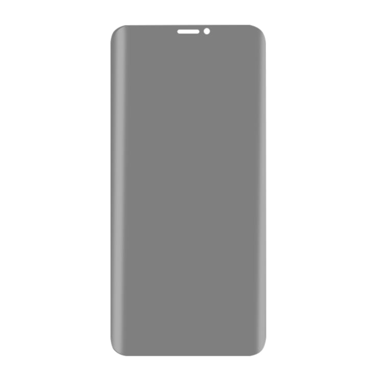 For iPhone X 0.3mm 9H Surface Hardness 3D Privacy Anti-glare Non-full Screen Tempered Glass Screen Protector