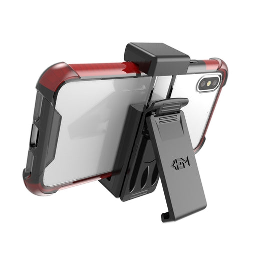 Universal Cell Phone Dropproof Adjustable Desk Stand Clip Bracket Holder for iPhone X & 8 Plus, Clip Bracket (Black)