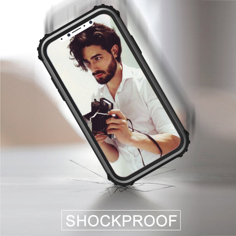 For iPhone X / XS Diamond Series Electroplating PC + Silicone Protective Case