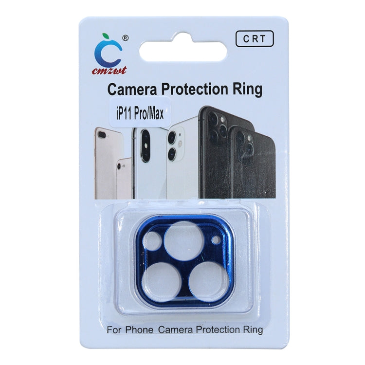 Aluminum Alloy Camera Lens Protector for iPhone 11 Pro / 11 Pro Max, For iPhone 11 Pro (Black), For iPhone 11 Pro, For iPhone 11 Pro (Blue), For iPhone 11 Pro (Red), For iPhone 11 Pro (Rose Gold), For iPhone 11 Pro (Silver)