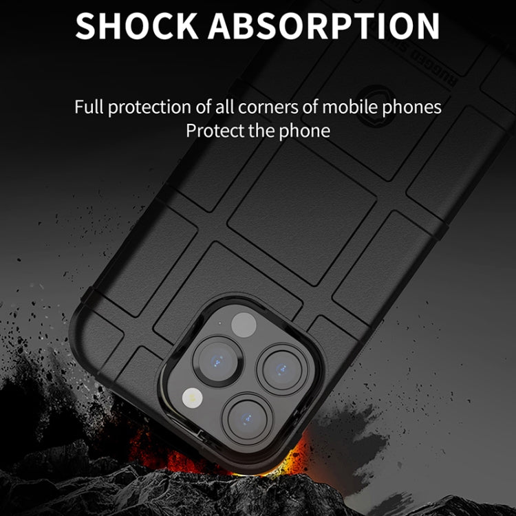 For iPhone 13 Pro Rugged Shield Full Coverage Shockproof TPU Case