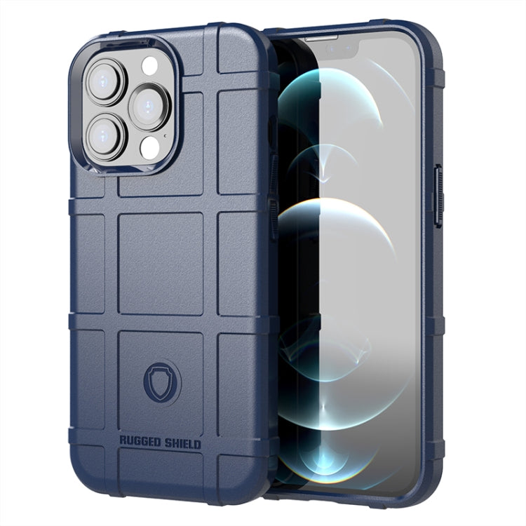 For iPhone 13 Pro Max Rugged Shield Full Coverage Shockproof TPU Case